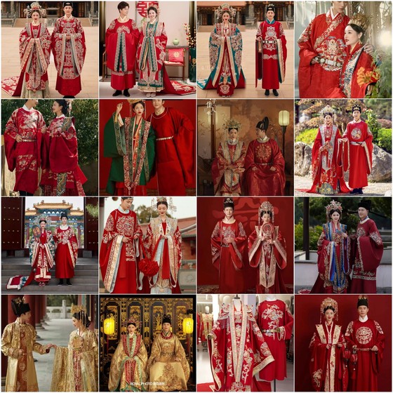 Rental of Tang, Song and Ming Wedding Clothes Chinese Han Wedding Clothes Xiuhe Wedding Clothes Full Set of Bride and Groom Heavy Industry Phoenix Crown and Groom Rental of Tang, Song and Ming Wedding Clothes Chinese Han Wedding Clothes Xiuhe Wedding Clothes Full Set of Bride and Groom Heavy Industry Phoenix Crown and Groom
