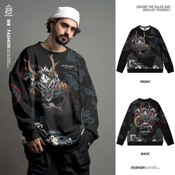 New Chinese style trendy round neck sweatshirt for men in autumn and winter New Chinese style trendy round neck sweatshirt for men in autumn and winter