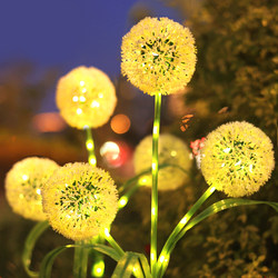 Solar Garden Lights Outdoor Waterproof Home Garden Yard Villa Reed Outdoor Decoration Dandelion Ground Lights Solar Garden Lights Outdoor Waterproof Home Garden Yard Villa Reed Outdoor Decoration Dandelion Ground Lights
