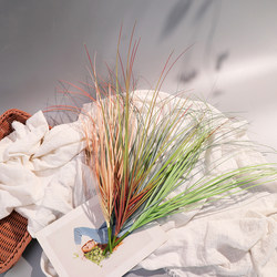 Fire retardant Artificial reed grass home decoration bonsai plant landscaping single onion grass plastic fake grass Fire retardant Artificial reed grass home decoration bonsai plant landscaping single onion grass plastic fake grass