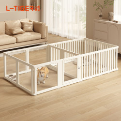 Pet Fence, Fully Transparent Dog Fence, Acrylic Fence, Small Dog Indoor Home Dog House, Balcony Dog Cage Pet Fence, Fully Transparent Dog Fence, Acrylic Fence, Small Dog Indoor Home Dog House, Balcony Dog Cage