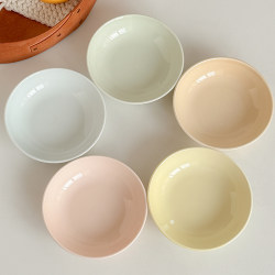 Ceramic Cake Plate, Household Snack Plate, 5inch Plates, Dopamine Dish, Dessert Small Plate, Bone Spit Plate, ins Style Ceramic Cake Plate, Household Snack Plate, 5inch Plates, Dopamine Dish, Dessert Small Plate, Bone Spit Plate, ins Style