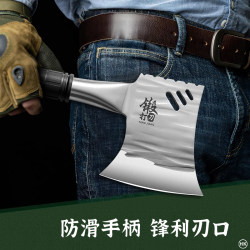 Non-Slip Axe, Bone-Cutting Knife, High Manganese Steel, High Hardness Battle Axe, Outdoor Hand Axe, Firewood Chopping Axe, Mountain Climbing Axe, Special Knife for Cutting Bones Non-Slip Axe, Bone-Cutting Knife, High Manganese Steel, High Hardness Battle Axe, Outdoor Hand Axe, Firewood Chopping Axe, Mountain Climbing Axe, Special Knife for Cutting Bones