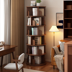 360-Degree Rotating Bookshelf, Space-Saving Floor-Standing Picture Book Rack, Simple Household Student Multi-Layer Simple Storage Rack 360-Degree Rotating Bookshelf, Space-Saving Floor-Standing Picture Book Rack, Simple Household Student Multi-Layer Simple Storage Rack