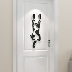 Cat Creative Cute Stickers Self-Adhesive Bedroom Wardrobe Door Stickers Children's Room Cartoon Decoration Three-Dimensional Wall Stickers Cat Creative Cute Stickers Self-Adhesive Bedroom Wardrobe Door Stickers Children's Room Cartoon Decoration Three-Dimensional Wall Stickers