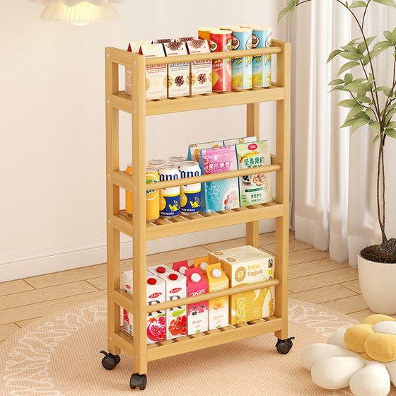 Storage rack, narrow side, long cabinet corner storage rack, medieval style, small cart with wheels, super narrow storage Storage rack, narrow side, long cabinet corner storage rack, medieval style, small cart with wheels, super narrow storage