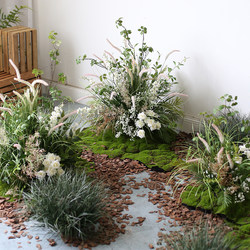 Artificial Reed Grass Landscape Arrangement Hotel Window Photograph Arrangement Garden View Pool Moss Flower Arrangement Green Plant Flowers Artificial Reed Grass Landscape Arrangement Hotel Window Photograph Arrangement Garden View Pool Moss Flower Arrangement Green Plant Flowers