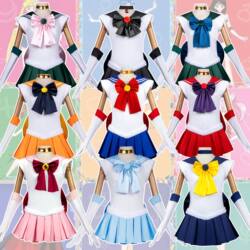 Japanese anime costume Sailor Moon cos suit Tsukino Bunny cosplay battle suit children and women's clothing Japanese anime costume Sailor Moon cos suit Tsukino Bunny cosplay battle suit children and women's clothing