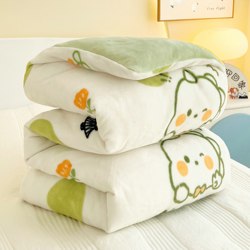 Children's Quilt for Autumn and Winter, Milk Velvet Kindergarten Nap Quilt, Baby Winter Coral Fleece Thickened Infant Small Quilt Children's Quilt for Autumn and Winter, Milk Velvet Kindergarten Nap Quilt, Baby Winter Coral Fleece Thickened Infant Small Quilt