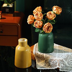 Ice Crackle High-End Ceramic Vase, Luxurious and Retro European Style, Hydroponic Living Room Decoration, Flower Arrangement, Japanese and American Style Ice Crackle High-End Ceramic Vase, Luxurious and Retro European Style, Hydroponic Living Room Decoration, Flower Arrangement, Japanese and American Style