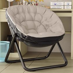 Japanese Import MUJI E Recliner New arrival Dual-purpose Chair Moon Chair Folding Chair Lunch Break Balcony Casual Office Japanese Import MUJI E Recliner New arrival Dual-purpose Chair Moon Chair Folding Chair Lunch Break Balcony Casual Office