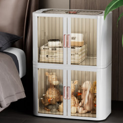 Installation-Free Clothes Storage Cabinet Household Baby Snack Toy Storage Cabinet Plastic Foldableing Transparent Wardrobe Storage Box Installation-Free Clothes Storage Cabinet Household Baby Snack Toy Storage Cabinet Plastic Foldableing Transparent Wardrobe Storage Box
