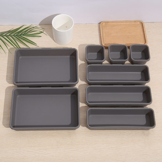 Storage box Bedroom furniture Office desktop Plastic debris drawer storage 8-piece set of cosmetics sorting boxes
Storage box Bedroom furniture Office desktop Plastic debris drawer storage 8-piece set of cosmetics sorting boxes
