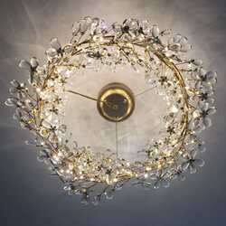 American country style country branch petals crystal living room apartment showroom model room clothing store plant decorative chandelier American country style country branch petals crystal living room apartment showroom model room clothing store plant decorative chandelier