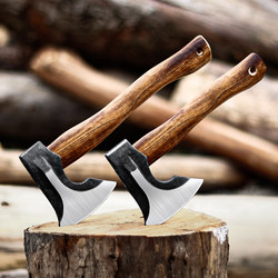 Ax for Chopping Wood, Niman Axe for Outdoor Camping, Portable Long-Handled Axe, High Manganese Steel Forged Handmade Axe, Woodworking Axe Ax for Chopping Wood, Niman Axe for Outdoor Camping, Portable Long-Handled Axe, High Manganese Steel Forged Handmade Axe, Woodworking Axe