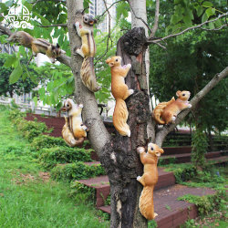 Simulated Squirrel Ornaments, Animal Models, Garden Courtyard Landscaping, Tree Decorations, Kindergarten Outdoor Landscape Layout Simulated Squirrel Ornaments, Animal Models, Garden Courtyard Landscaping, Tree Decorations, Kindergarten Outdoor Landscape Layout