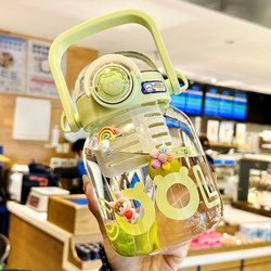 Large-Capacity Glass Cup with Tea-Water Separation, New Model with Straw, High Aesthetic Value for Women, Students, and Office Workers Large-Capacity Glass Cup with Tea-Water Separation, New Model with Straw, High Aesthetic Value for Women, Students, and Office Workers