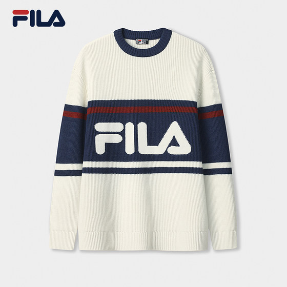 FILA official couple knitted sweater 2025 new winter fashion casual loose contrast pullover sweater
FILA official couple knitted sweater 2025 new winter fashion casual loose contrast pullover sweater