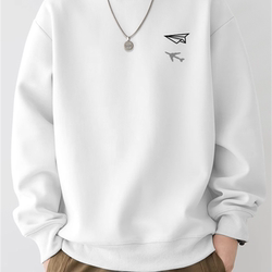 Autumn American heavy sweatshirt men's loose large size bottoming shirt new versatile round neck Autumn American heavy sweatshirt men's loose large size bottoming shirt new versatile round neck
