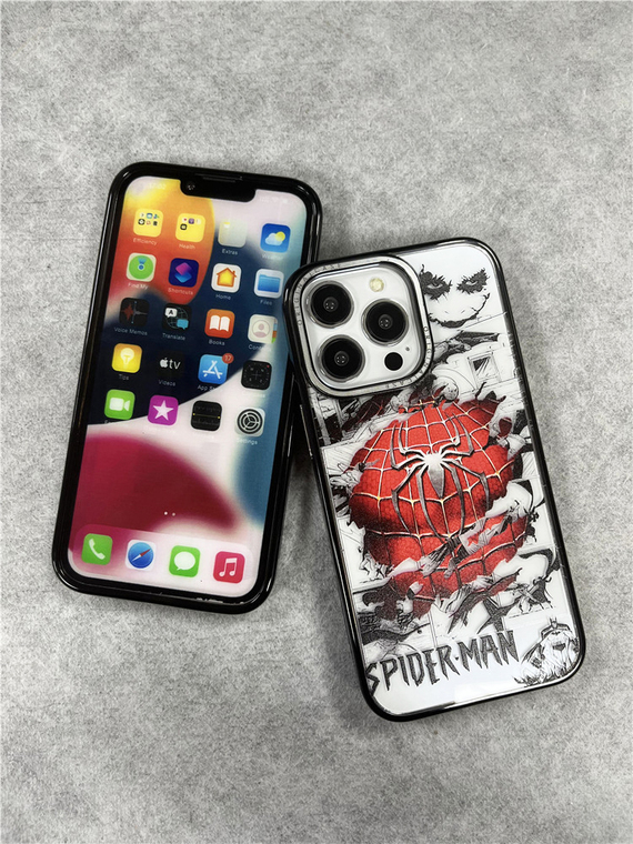 Superman Spiderman Comic Book New 15, 14, 13, 12 iPhone Case