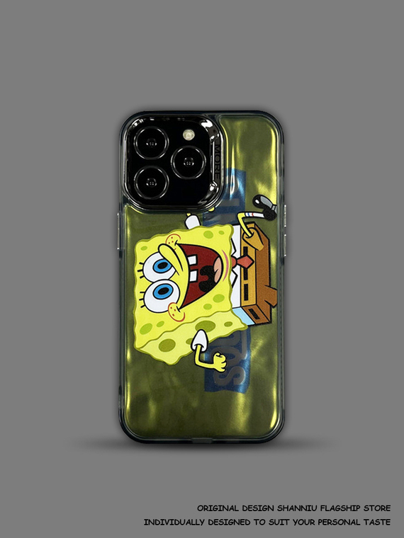 SpongeBob And Patrick Cartoon Girls 15, 14, 13, 12 iPhone Case