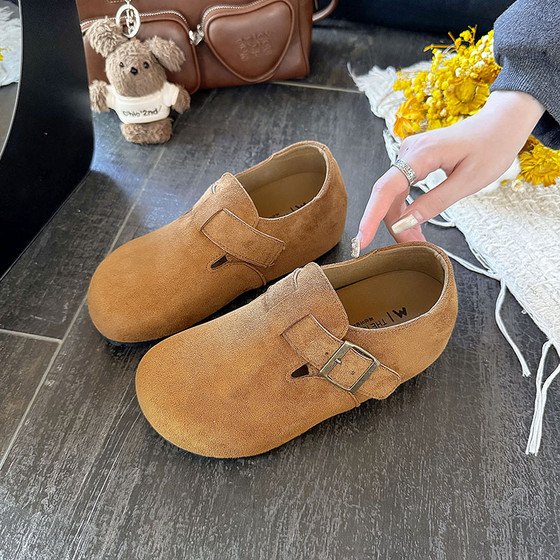 Genuine leather niche Birken shoes bag toe half slippers for women's shoes wear 2025 autumn versatile Boken fashion single shoes
Genuine leather niche Birken shoes bag toe half slippers for women's shoes wear 2025 autumn versatile Boken fashion single shoes