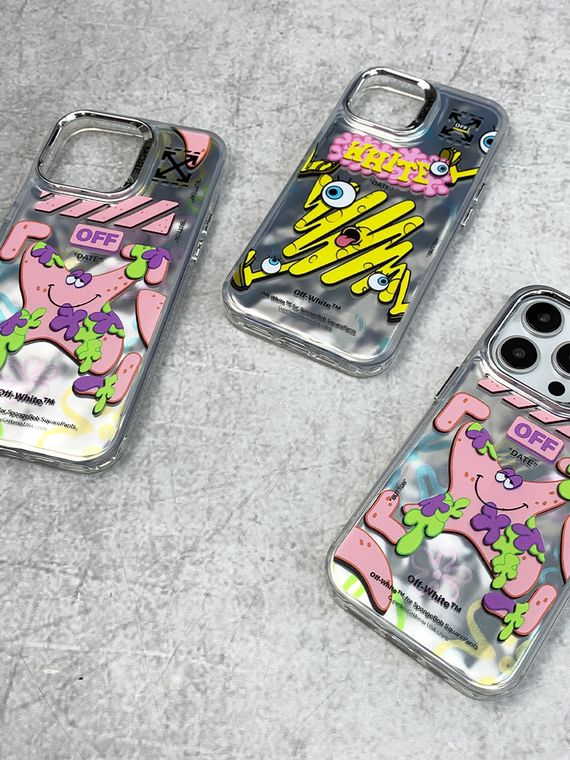 SpongeBob New Cartoon Electroplated 15, 14, 13, 12 iPhone Case