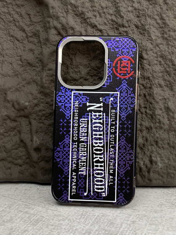 CLOT NEIGHBORHOOD URBAN GARMENT New Electroplated 15, 14, 13, 12 iPhone Case