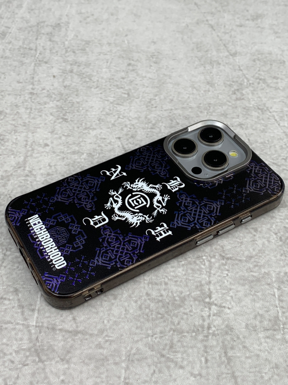 CLOT NEIGHBORHOOD URBAN GARMENT New Electroplated 15, 14, 13, 12 iPhone Case