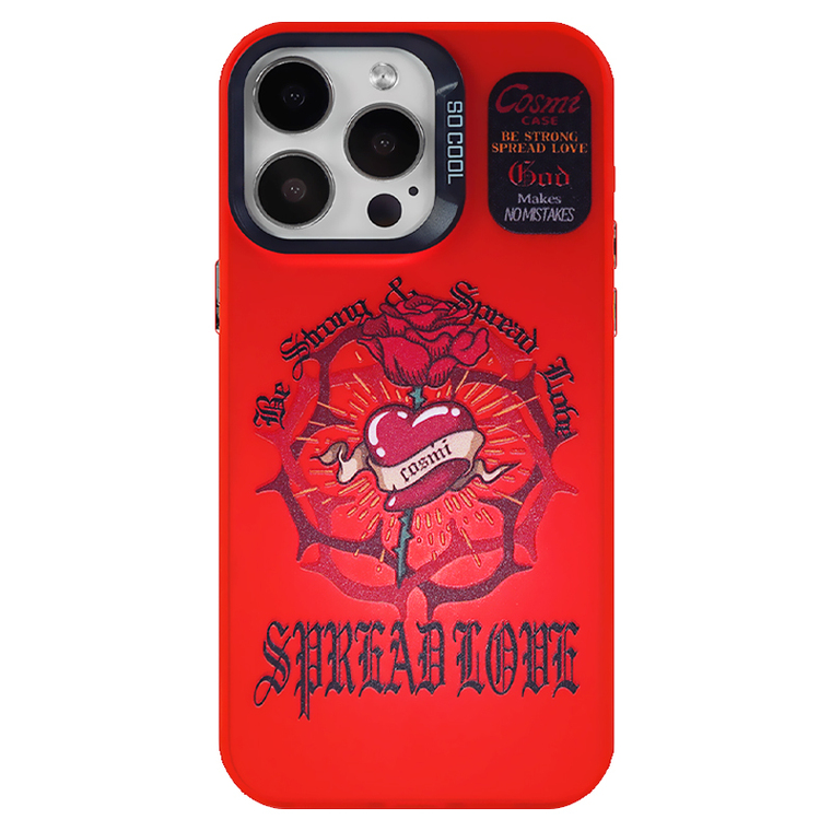 Cosmi Be Strong & Spread Love New Original 15, 14, 13, 12 iPhone Case