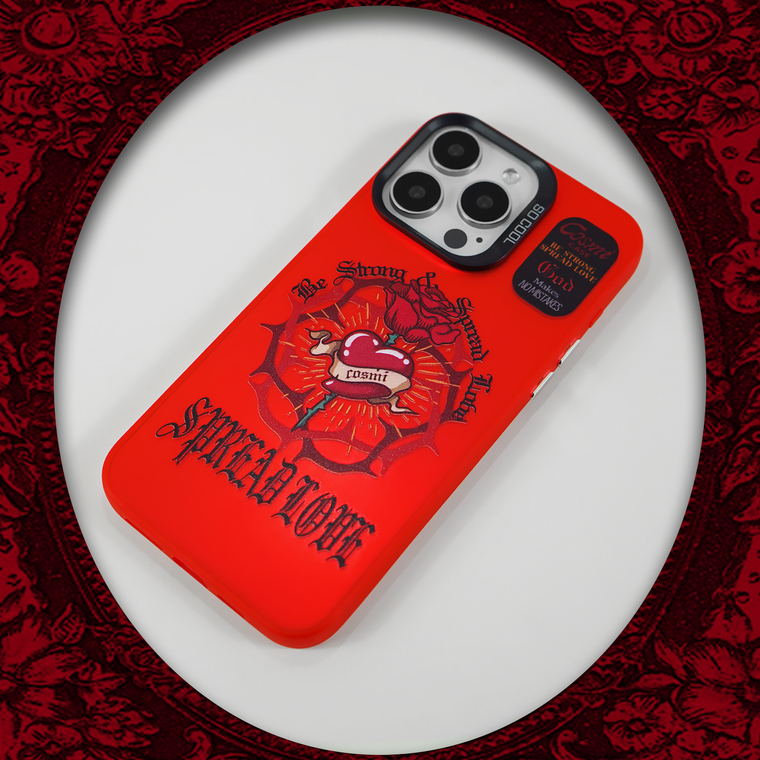 Cosmi Be Strong & Spread Love New Original 15, 14, 13, 12 iPhone Case