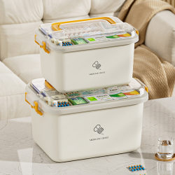 Large capacity household medicine box medicine storage box multi-layer Large capacity household medicine box medicine storage box multi-layer