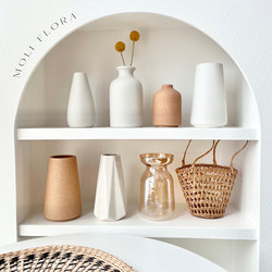 ins Style Ceramic Small Vase Mini Transparent Glass Ornament Living Room Flower Arrangement Dried Flowers Artificial Flowers Home Decoration ins Style Ceramic Small Vase Mini Transparent Glass Ornament Living Room Flower Arrangement Dried Flowers Artificial Flowers Home Decoration