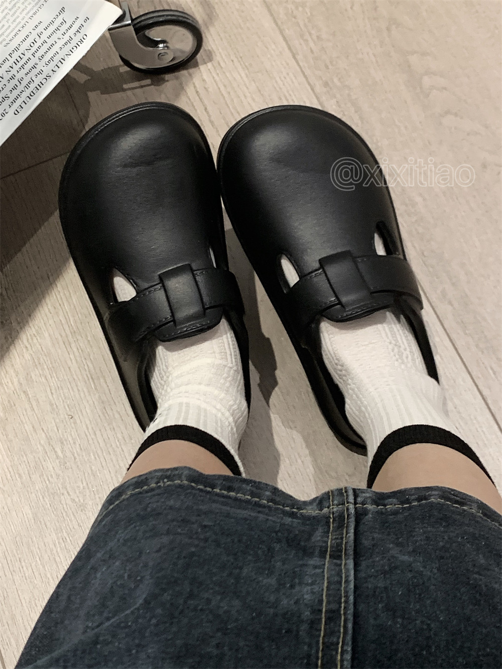 Thin Strip Birkenstock Sandals Korean Style Women's Slippers