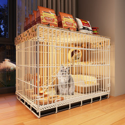 Cat Cage Double-Layered for Home Use, Extra Large Free Space, Indoor Cat Nest, Cat Villa with Integrated Toilet, Foldable Kitten House Cat Cage Double-Layered for Home Use, Extra Large Free Space, Indoor Cat Nest, Cat Villa with Integrated Toilet, Foldable Kitten House