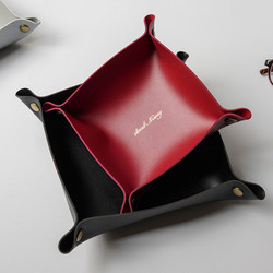 Scandinavian ins Leather Storage Box Desktop Storage Tray Pu Leather Jewelry Cosmetics Foldable Key Storage Scandinavian ins Leather Storage Box Desktop Storage Tray Pu Leather Jewelry Cosmetics Foldable Key Storage