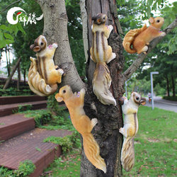 Simulated Squirrel Decorative Pendant for Community Parks, Lawns, Trees, Resin Crafts, Garden Courtyard Animal Model Simulated Squirrel Decorative Pendant for Community Parks, Lawns, Trees, Resin Crafts, Garden Courtyard Animal Model