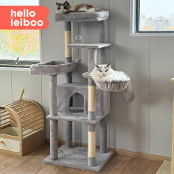 Leiben Cat Climbing Frame, Cat House, All-In-One, Suitable for All Seasons, Large Cat Tree, Space-Saving, Scratching Board, Jumping Platform, Cat Toys, Cat Shelf Leiben Cat Climbing Frame, Cat House, All-In-One, Suitable for All Seasons, Large Cat Tree, Space-Saving, Scratching Board, Jumping Platform, Cat Toys, Cat Shelf