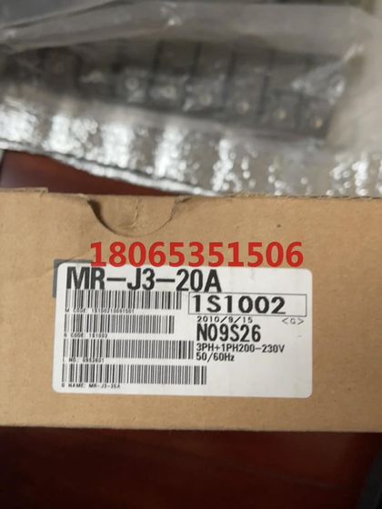 Mitsubishi servo drive MR-J3-20A 100% original
Mitsubishi servo drive MR-J3-20A 100% original