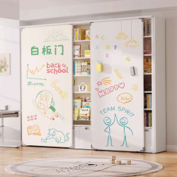 Home Steel Library Bookshelf with Double Whiteboard Sliding Doors, Children's Bookcase Storage Rack, Multi-Layer Integrated Wall-Mounted Magnetic Attraction Home Steel Library Bookshelf with Double Whiteboard Sliding Doors, Children's Bookcase Storage Rack, Multi-Layer Integrated Wall-Mounted Magnetic Attraction