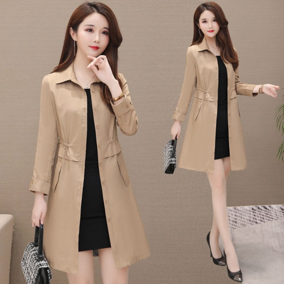 Decreased special offer Clear Clear Clear Warehouse Women's Mid -length 2023 Spring and Autumn New Polo collar solid color Korean version slim collection
Decreased special offer Clear Clear Clear Warehouse Women's Mid -length 2023 Spring and Autumn New Polo collar solid color Korean version slim collection
