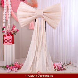 Wedding Room Decoration, New House for the Bride, Wedding, Oversized Bow, ins Style Photo Background, Internet Celebrity Decoration Set Wedding Room Decoration, New House for the Bride, Wedding, Oversized Bow, ins Style Photo Background, Internet Celebrity Decoration Set