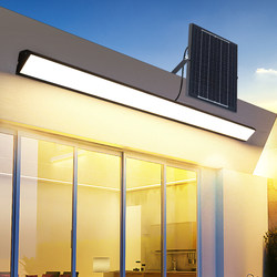 Outdoor Solar Wall Light with Human Body Sensor, Super Bright, for Courtyard, Garage, Exterior Wall, Long Strip, New Style, Simple Split Wall Light Outdoor Solar Wall Light with Human Body Sensor, Super Bright, for Courtyard, Garage, Exterior Wall, Long Strip, New Style, Simple Split Wall Light