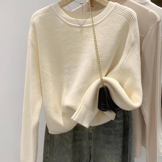 European loose lazy style round neck sweater sweater for women in autumn and winter new design Korean pullover long-sleeved top
European loose lazy style round neck sweater sweater for women in autumn and winter new design Korean pullover long-sleeved top