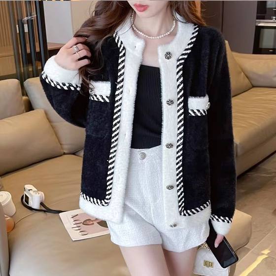 French style women's short jacket spring and autumn 2025 spring clothes women's new loose mink hair fashionable top
French style women's short jacket spring and autumn 2025 spring clothes women's new loose mink hair fashionable top