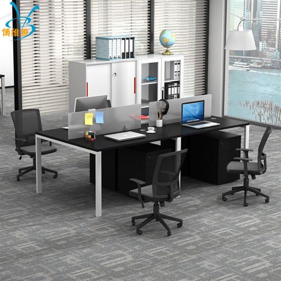 Office furniture simple staff seating 2 persons 4 persons office desk stylish steel wood staff desk
Office furniture simple staff seating 2 persons 4 persons office desk stylish steel wood staff desk