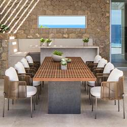 Stainless steel table outdoor table rusty chair courtyard villa table garden rattan stainless steel chair outdoor open-air sun anti-corrosion wooden sun Stainless steel table outdoor table rusty chair courtyard villa table garden rattan stainless steel chair outdoor open-air sun anti-corrosion wooden sun