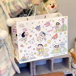 Crayon Shin-Chan Gift Bag, Cute and Creative Birthday Gift Packaging Bag, 520 Valentine's Day Tote Bag, Shoe Box Paper Bag Crayon Shin-Chan Gift Bag, Cute and Creative Birthday Gift Packaging Bag, 520 Valentine's Day Tote Bag, Shoe Box Paper Bag