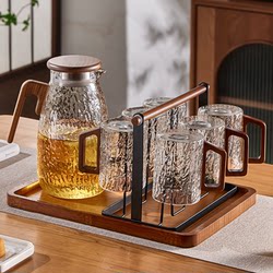 Chinese-Style Glacier Glass Cup Set for Home Use, High-Temperature Resistant Tea Cups, High-End Living Room Guest Drinking Cups with Handles Chinese-Style Glacier Glass Cup Set for Home Use, High-Temperature Resistant Tea Cups, High-End Living Room Guest Drinking Cups with Handles