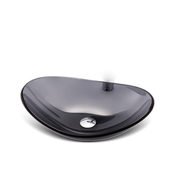 Round Tempered Glass Balcony High-End Countertop Basin Wash Basin Outdoor Courtyard Hotel B&B Art Basin Round Tempered Glass Balcony High-End Countertop Basin Wash Basin Outdoor Courtyard Hotel B&B Art Basin